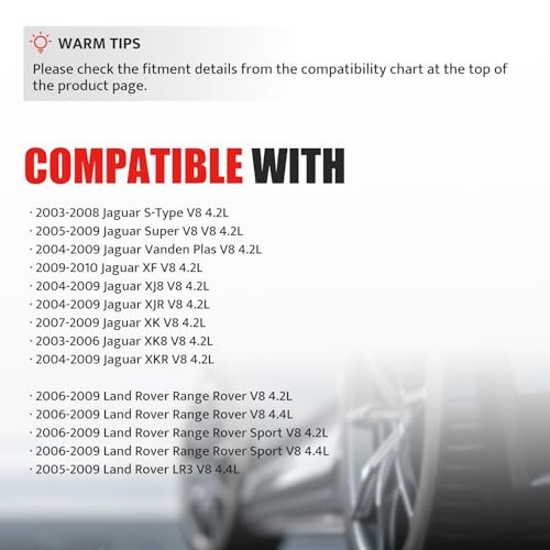 Ignition Coil Pack & Spark Plugs Replacement for 4.2 4.4 V8 Jaguar S-Type Super