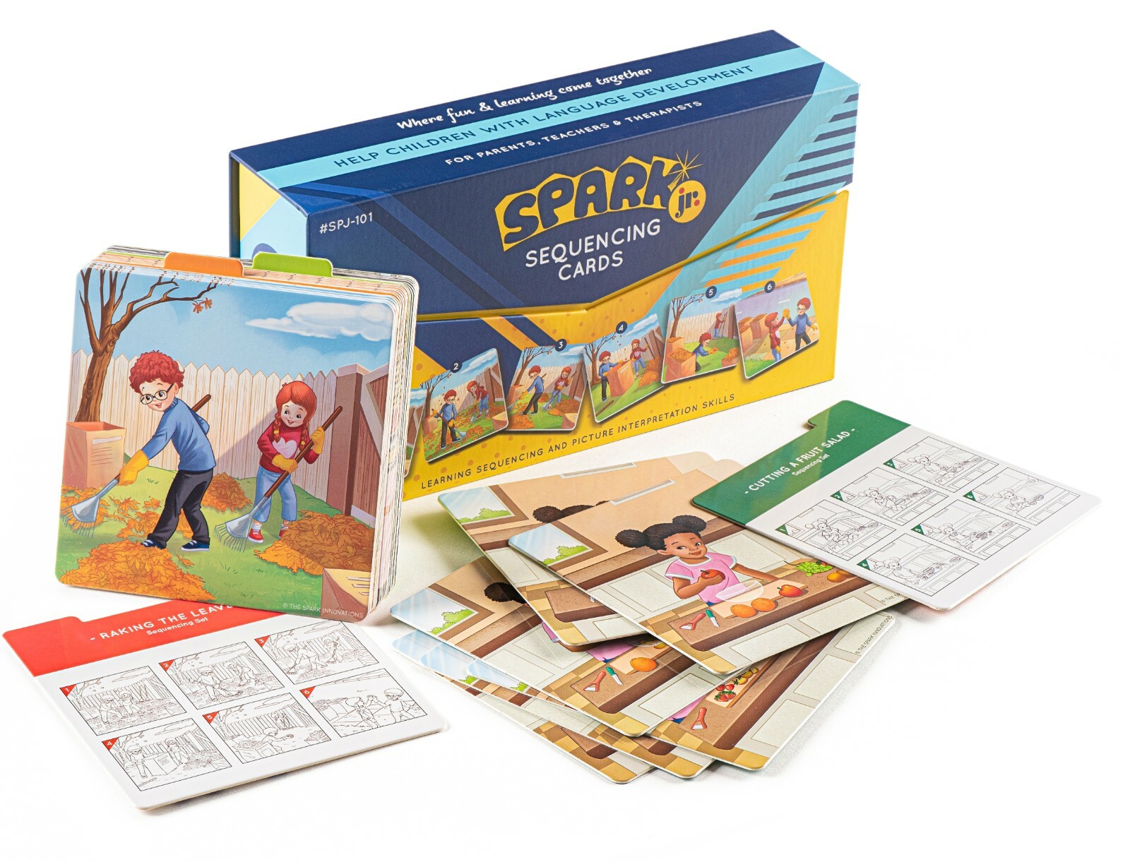 Spark Cards Jr Sequencing Cards For Storytelling and Picture Interpretation