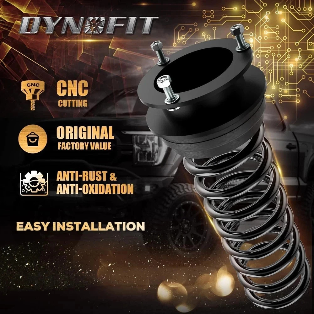 Dynofit 2.5″ Leveling Lift Kit for Dodge Ram 2500 3500, Front Suspension Level