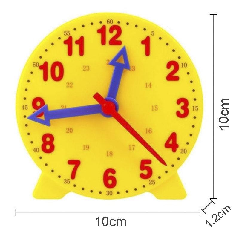 Children Time Learning Clock Puzzle Montessori Educational Matching Toy