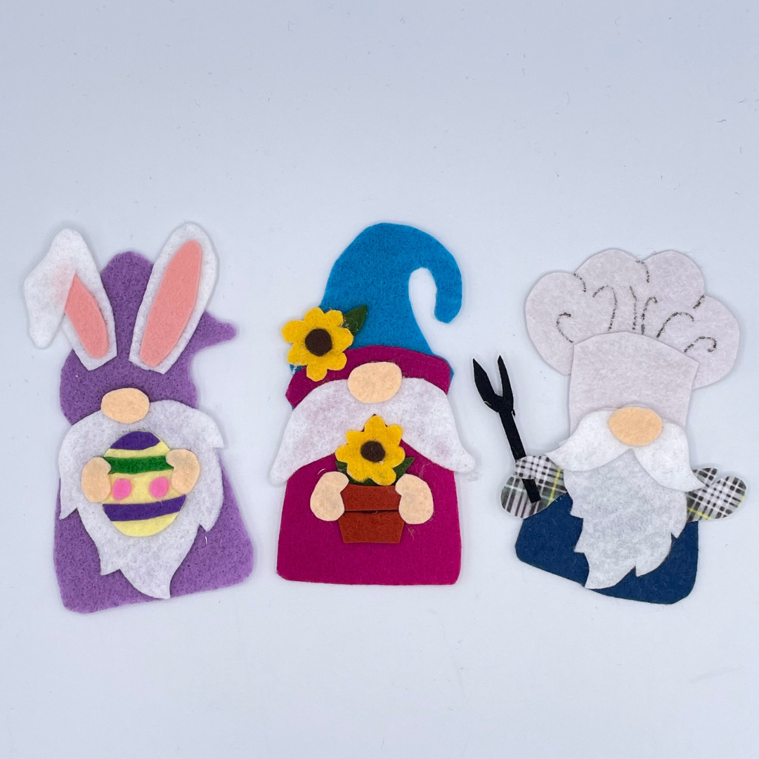 Gnomes All Year Round Felt Pieces for Felt or Flannel Board Play
