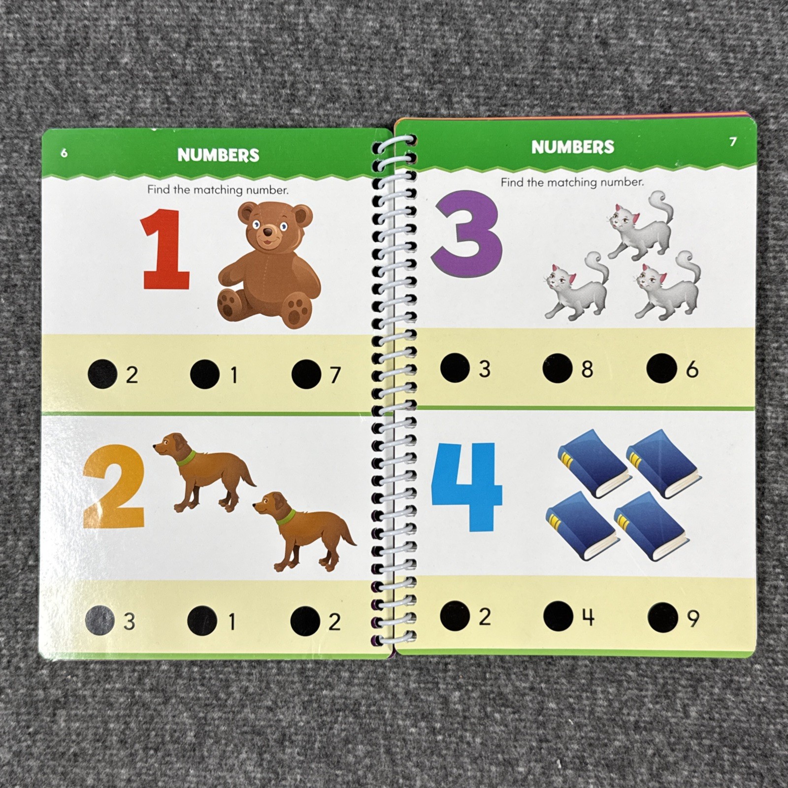 Hot Dots Jr Pre-K Math Books 1 & 2 Set