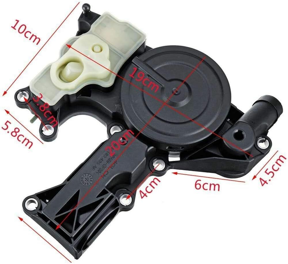 Ensun PCV Valve Oil Separator Crankcase Vent Valve replacement for A4 A5 A6