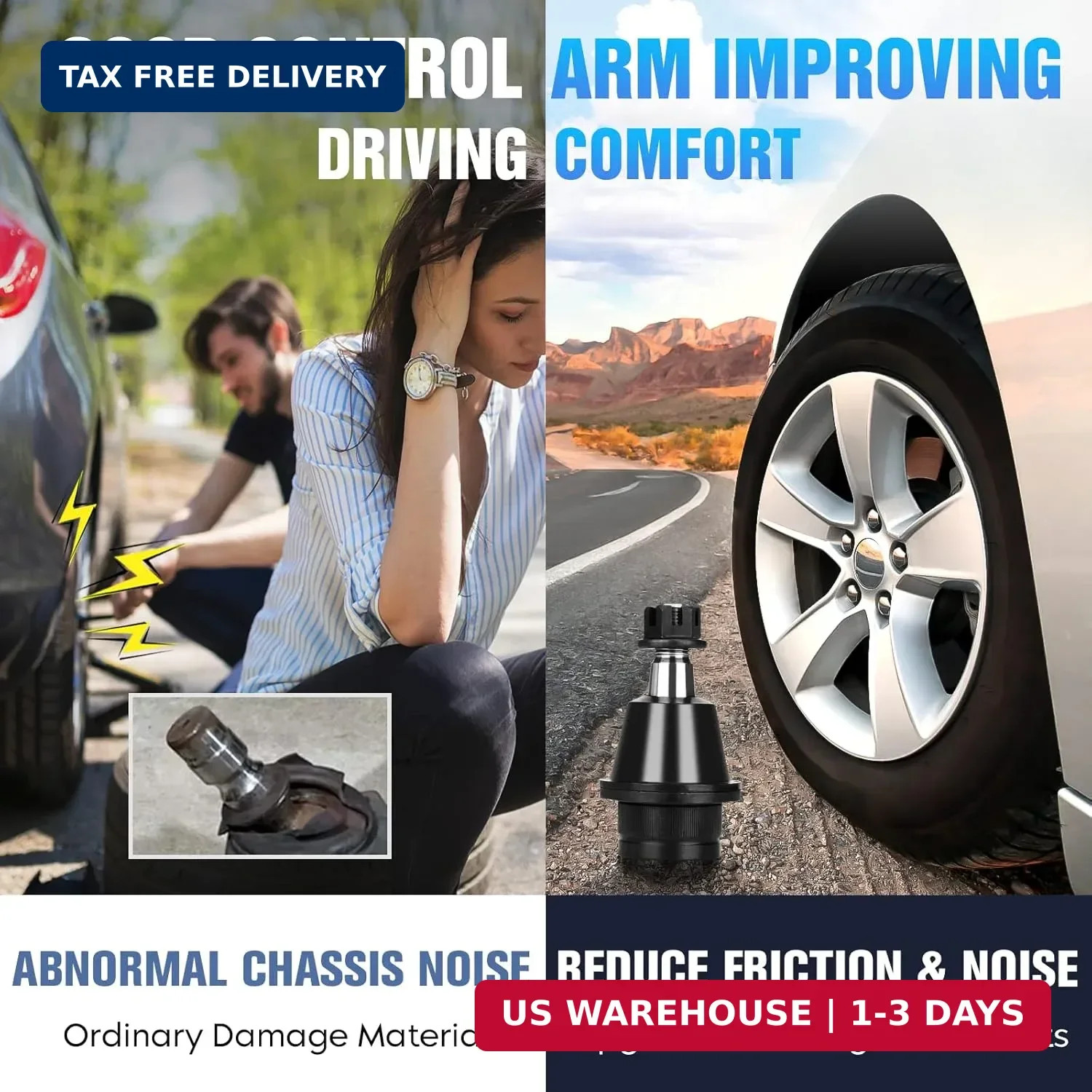 Front Lower Control Arm Kit w/Ball Joint Fit for Jeep Compass/Patriot 2007-2017,