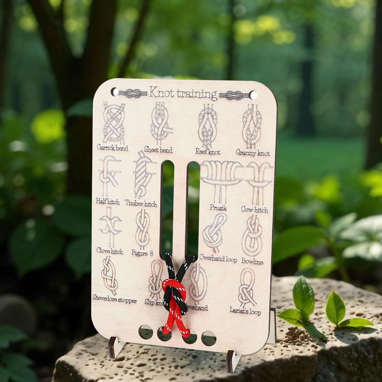 Learn Knot Training Board Knot Tying Kit Learn to Tie Knot Training Board 16 Kno
