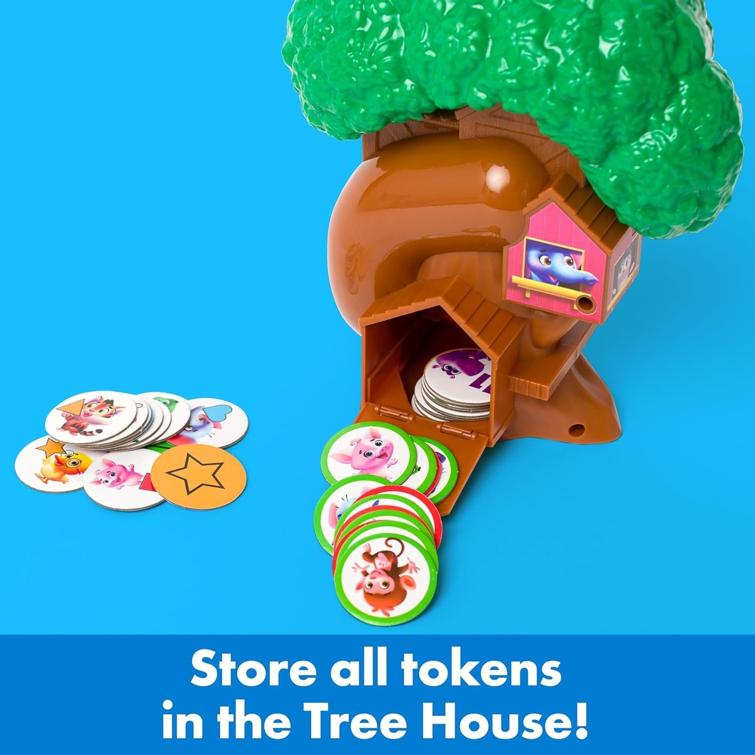 ThinkFun Friends: Tree House – A Token Matching Game – Frog’s Super Slide Game