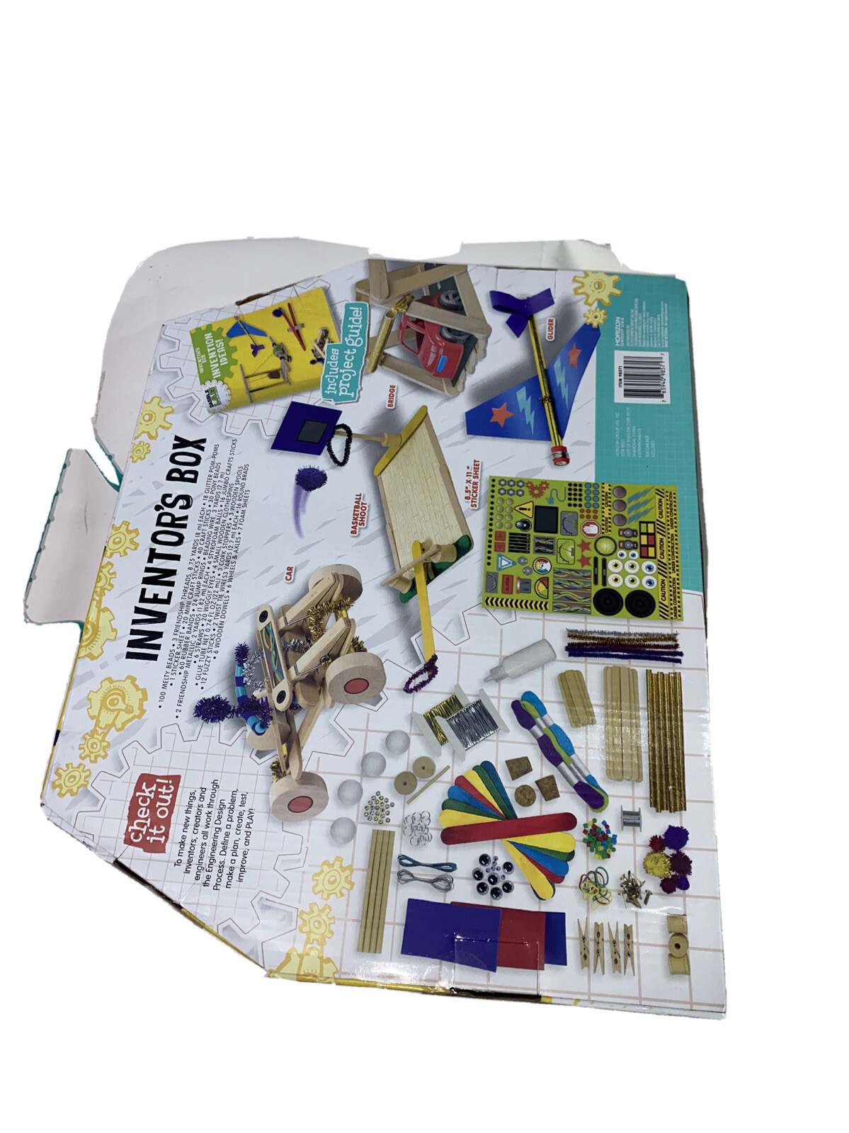 Dabble Lab Kids Inventors Box 250+ Pieces Fun Educational Crafts Ages 8+
