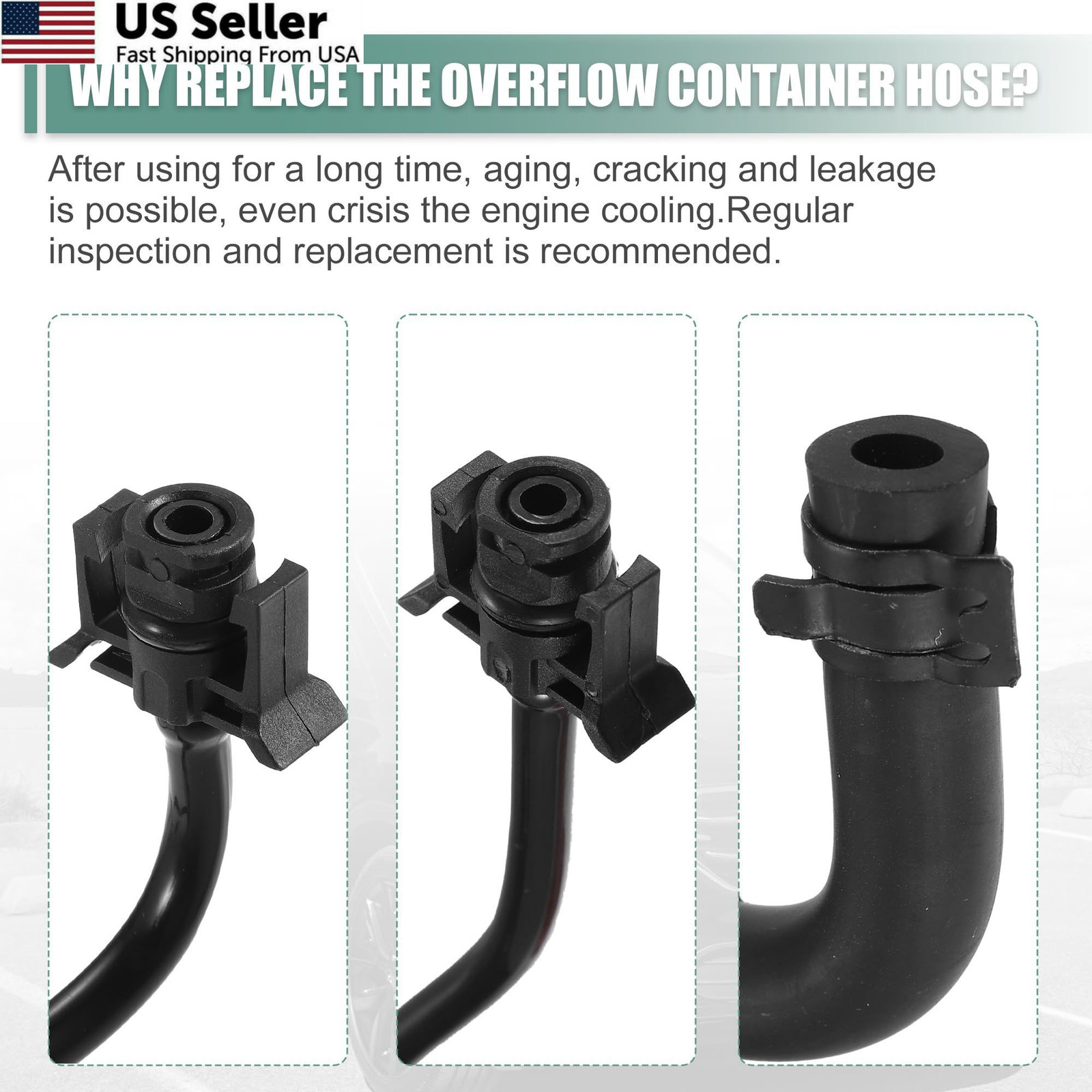 Coolant Overflow Hose Ford Escape Transit Connect 1.6L BV6Z-8B081-A/B/K FROM USA