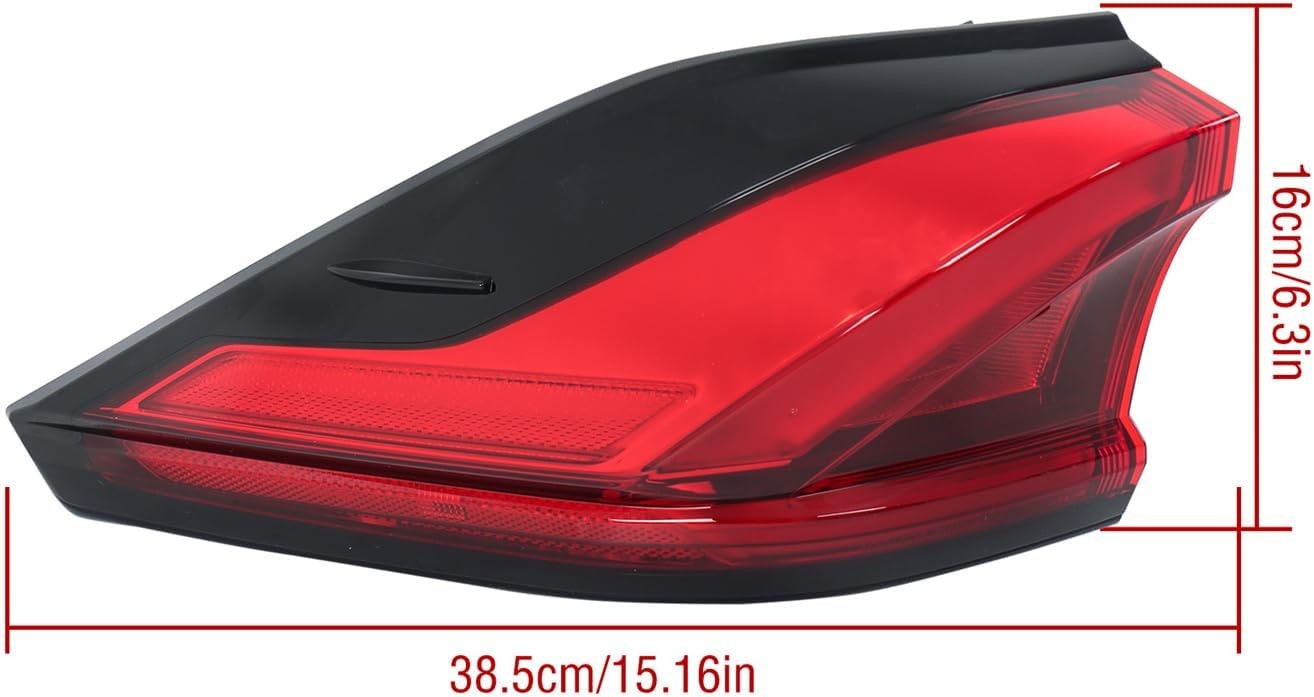labwork Left Side Outer Tail Light Replacement for Toyota Grand Highlander 2024