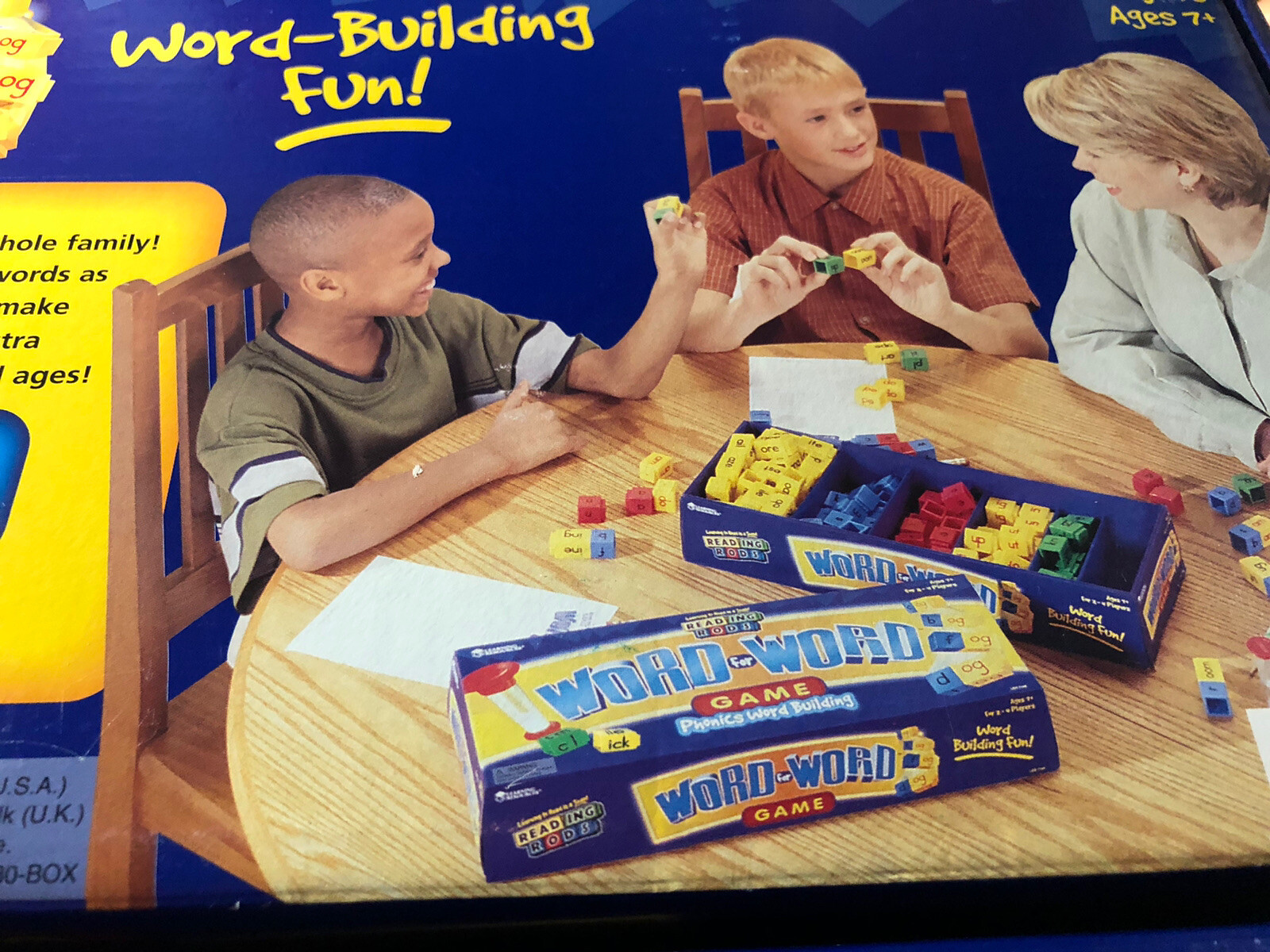 Learning Resources Reading Rods Word for Word Phonics Game Homeschool
