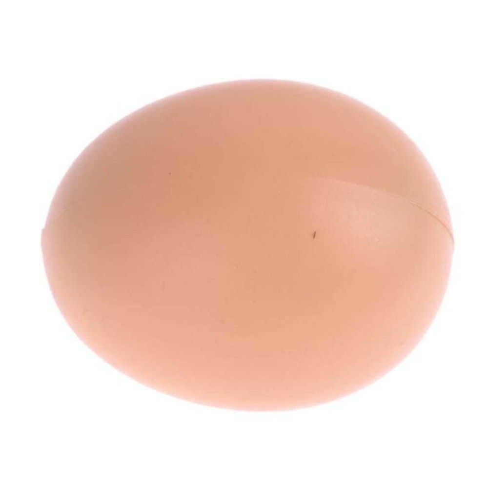 5Pcs Set Fake Plastic Eggs Model Joke Farm Chicken Nesting Hen New