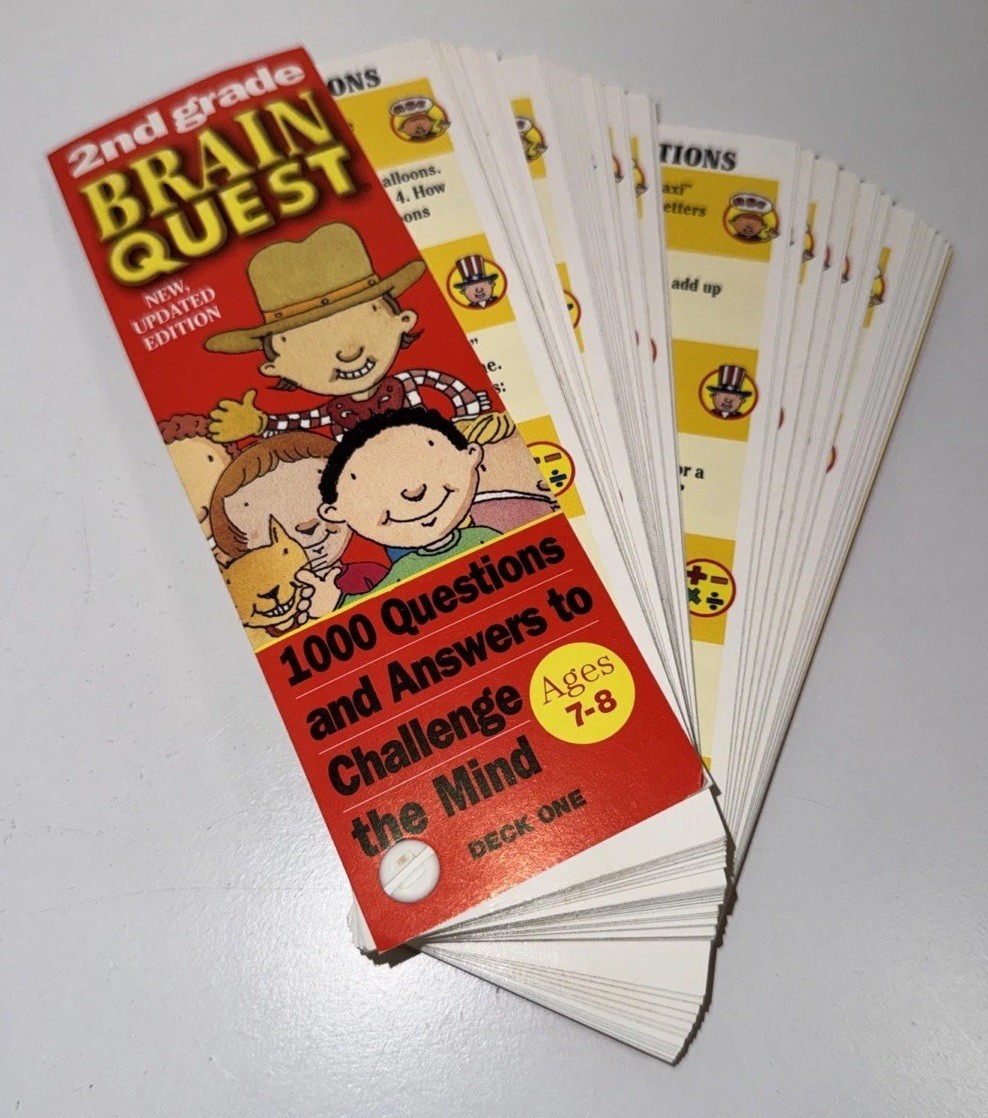 Brain Quest 2nd Grade Q&A To Challenge the Mind 1,000 Questions Ages 7-8