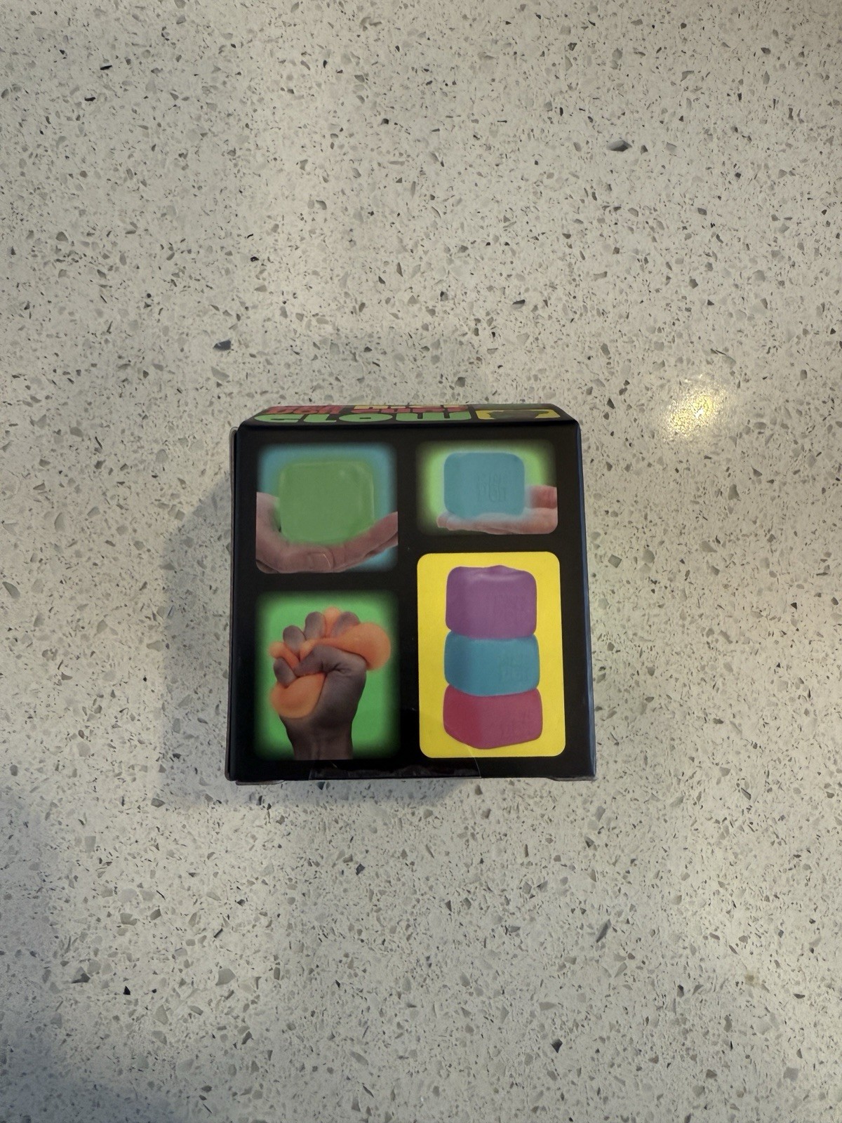 RARE! Green NeeDoh Nice Cube Glow – Super Solid Squish Sensory Toy
