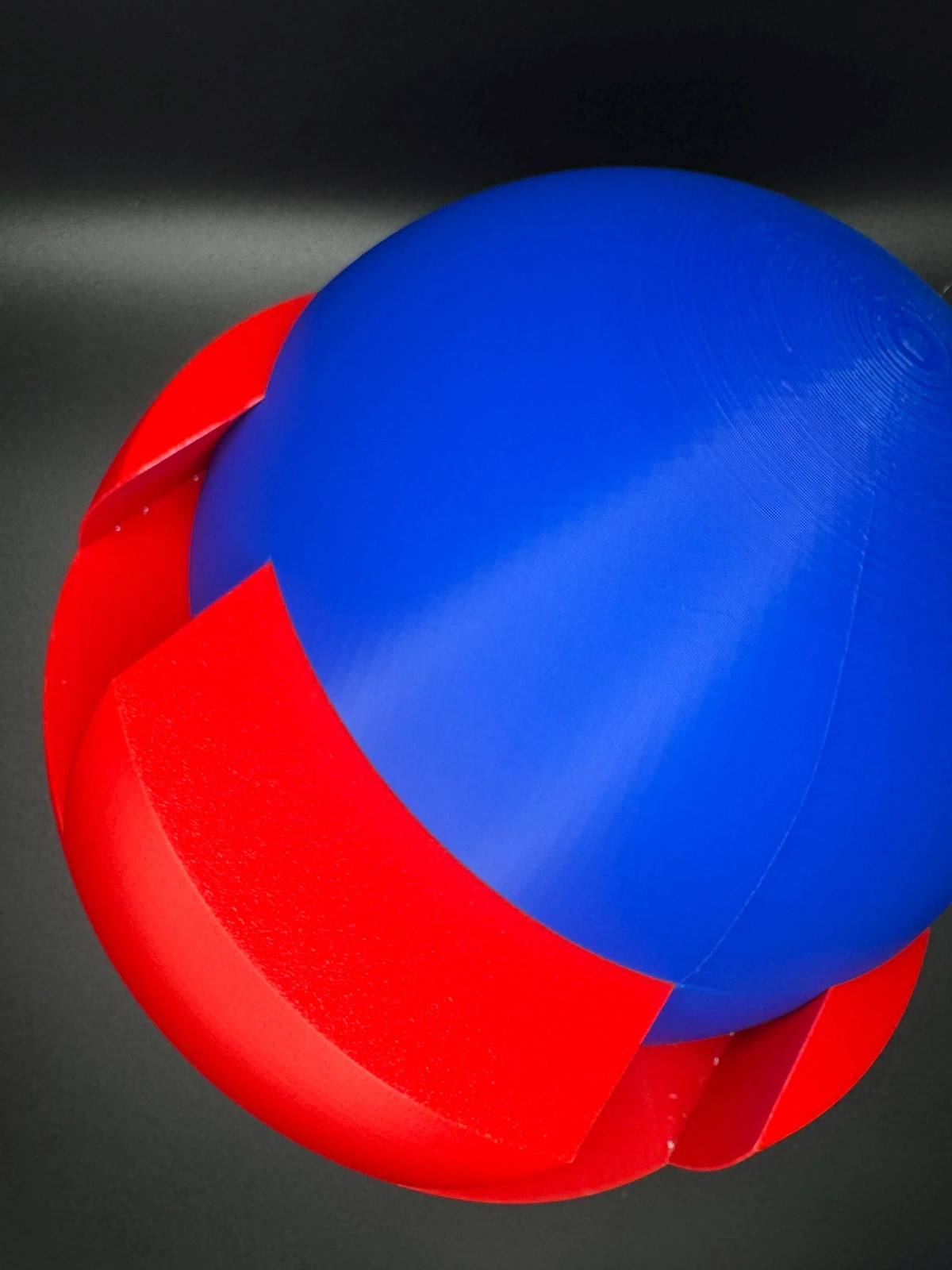 Impossible Dovetail Sphere Puzzle – 3D Printed Unique Brain Teaser, Gift for