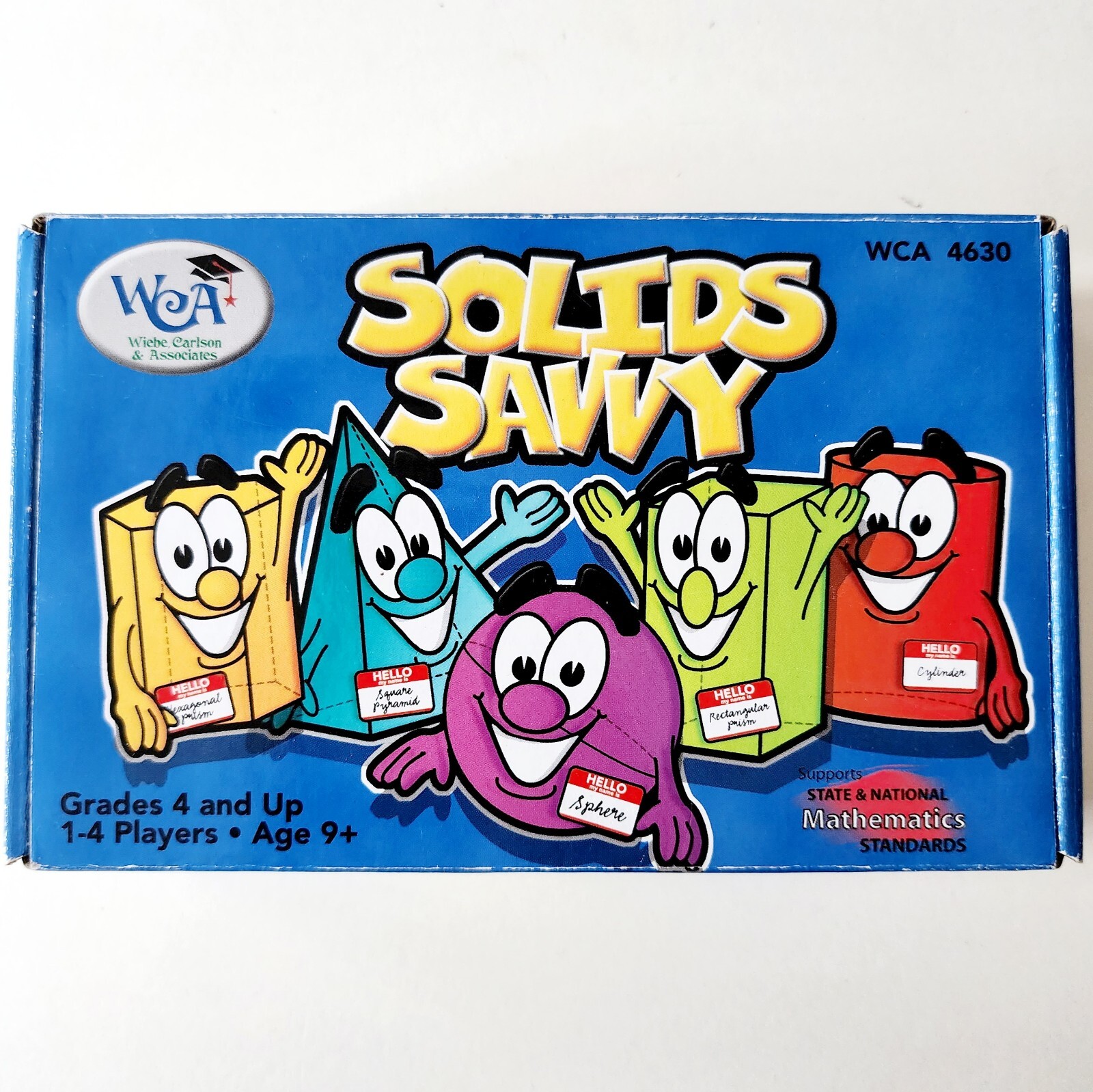 Solids Savvy Mathematics Tiles Learning Elementary Education WCA E32