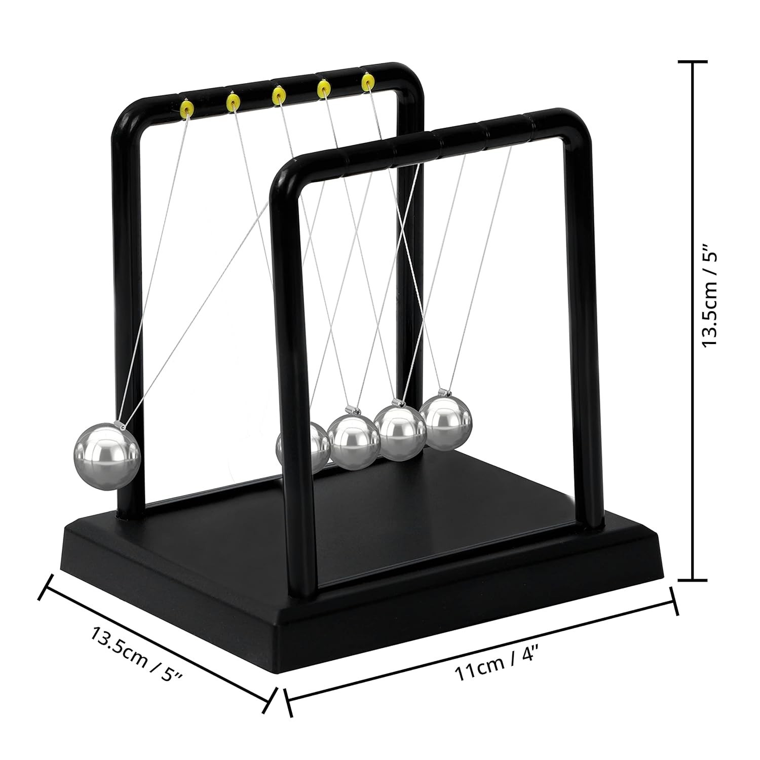 “Newton Cradle Pendulum – Metal Perpetual Motion Toy & Swing Balance Collision”