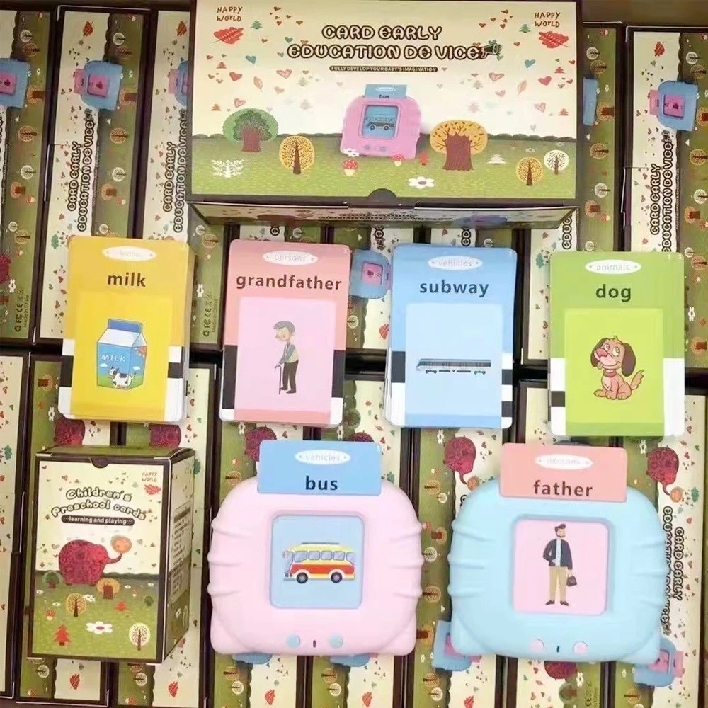 Early Education Flash Card Learning Toys Talking Flashcards for Kids Preschool