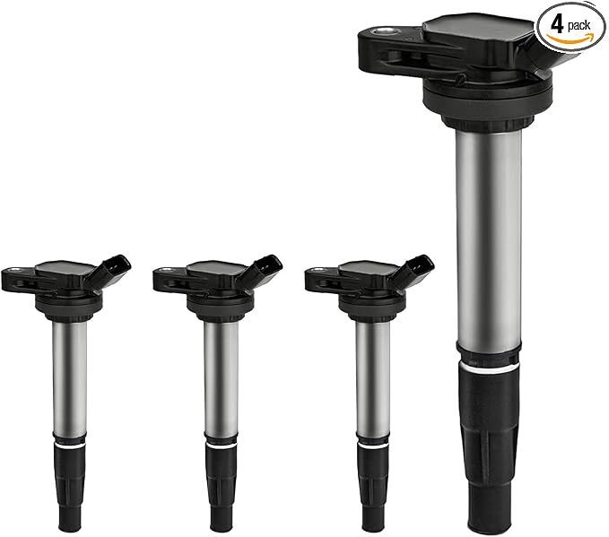 Set of 4, Ignition Coils Pack UF596 Compatible with Toyota Corolla Prius 1.8L