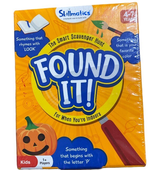 Skillmatics Card Game “Found It” Indoor Edition New in Package Sealed Ages 4-7