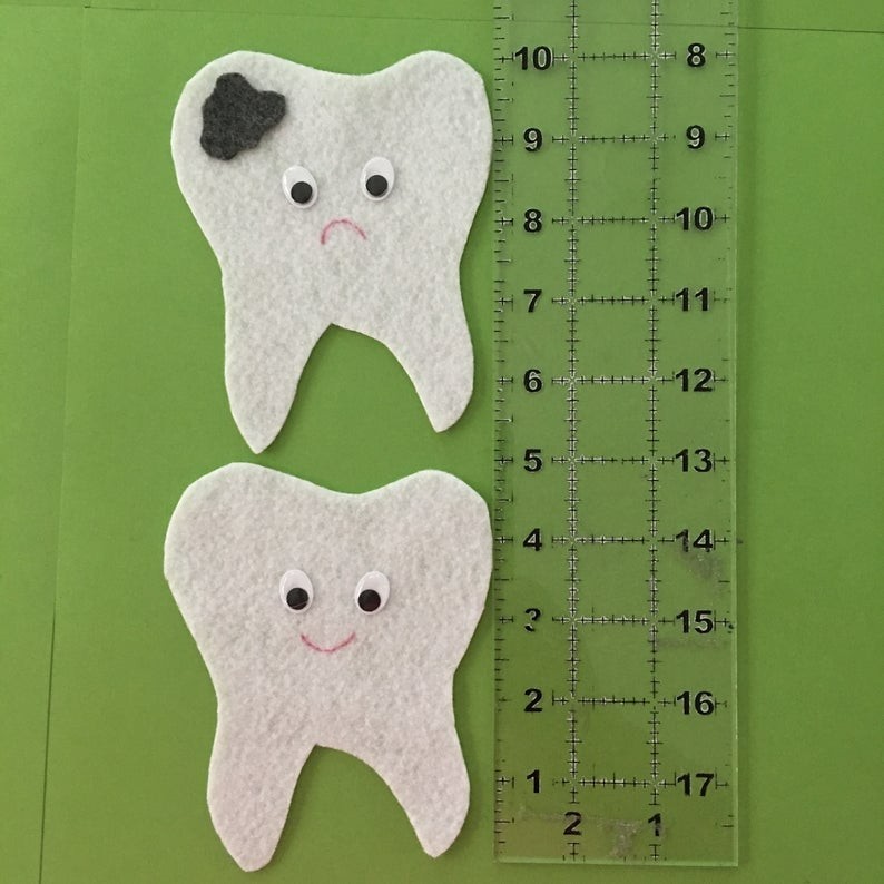 Dental Health Week Felt Story Set for Felt or Flannel Board Play