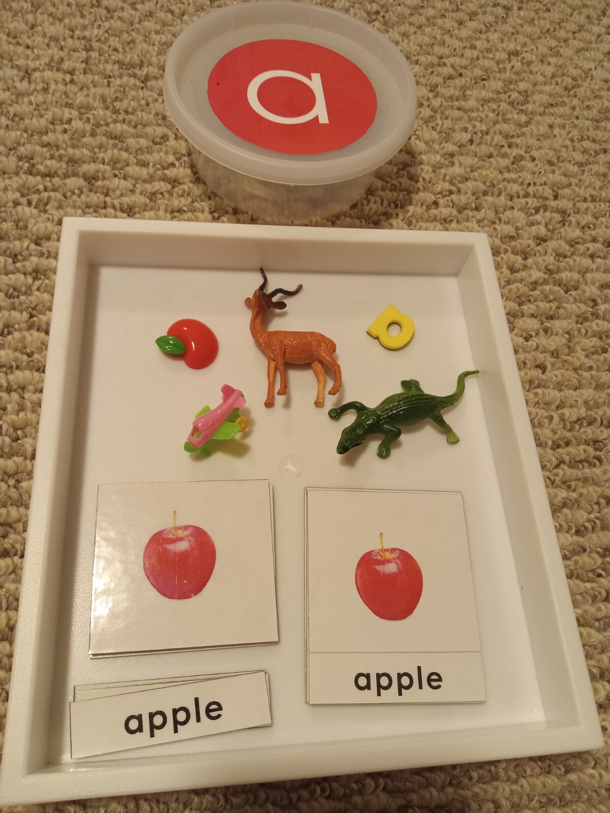 Montessori preschool educational material package