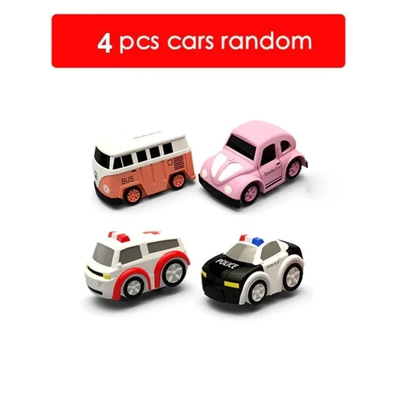 Kids Racing Rail Car Track Toy Mechanical Brain Training Adventure Set