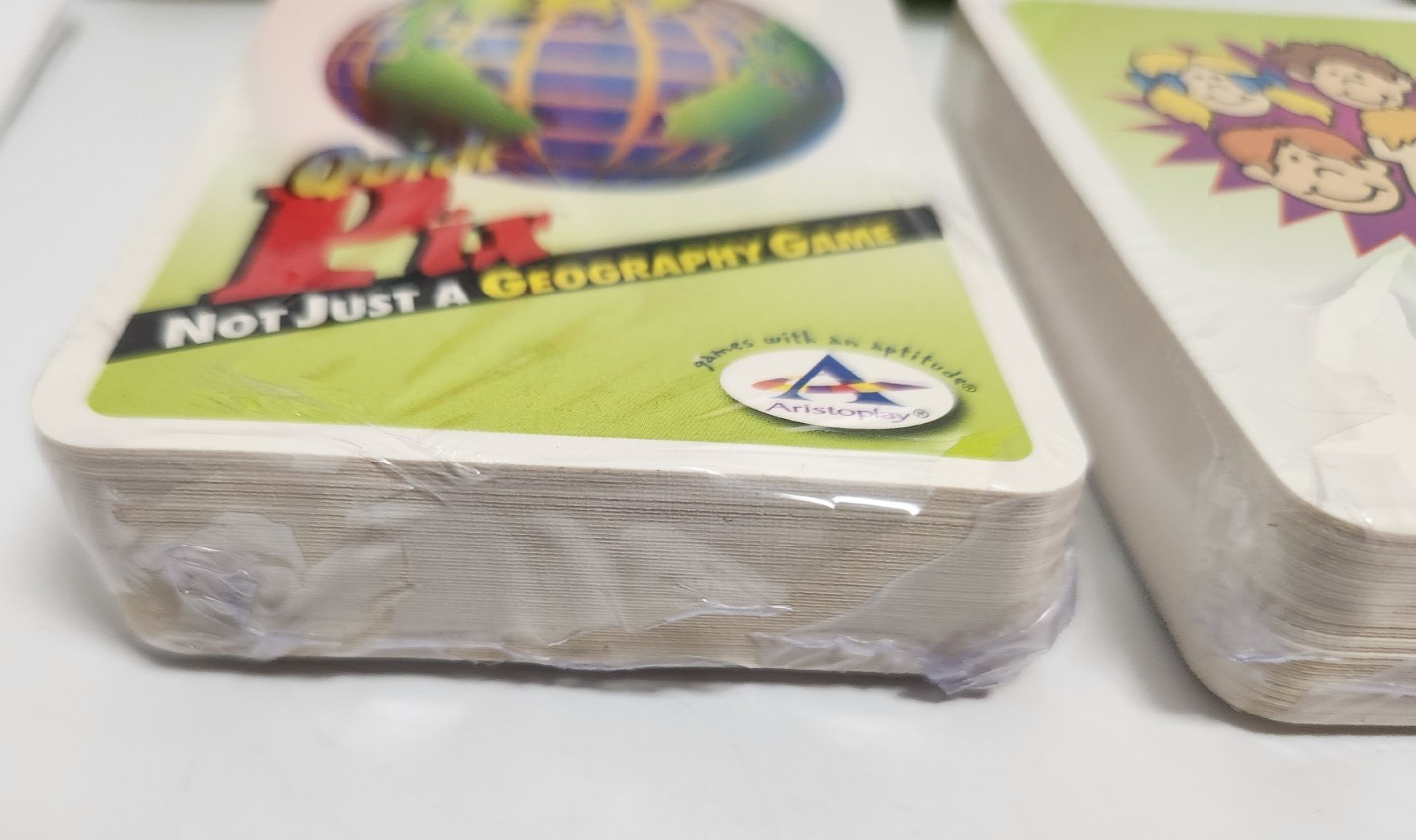 2003 Quick Pix Geography Card Game Homeschool Travel Learning Aristoplay Unused