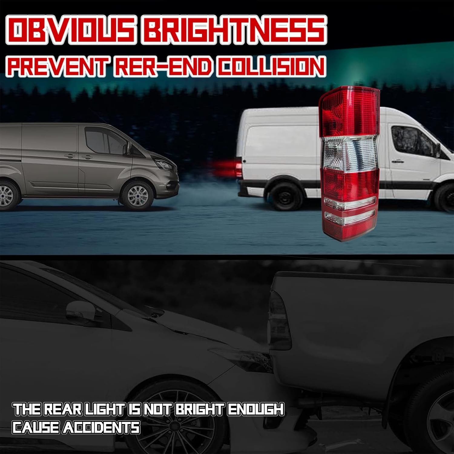 2007-2018 Mercedes-Benz Sprinter Heavy Duty Driver Side Tail Light Compatible