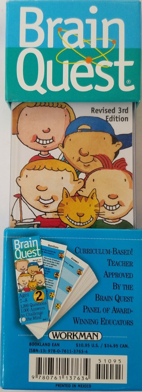 Brain Quest It’s O.K. To Be Smart Ages 7 To 8 Q and A Educational Cards New