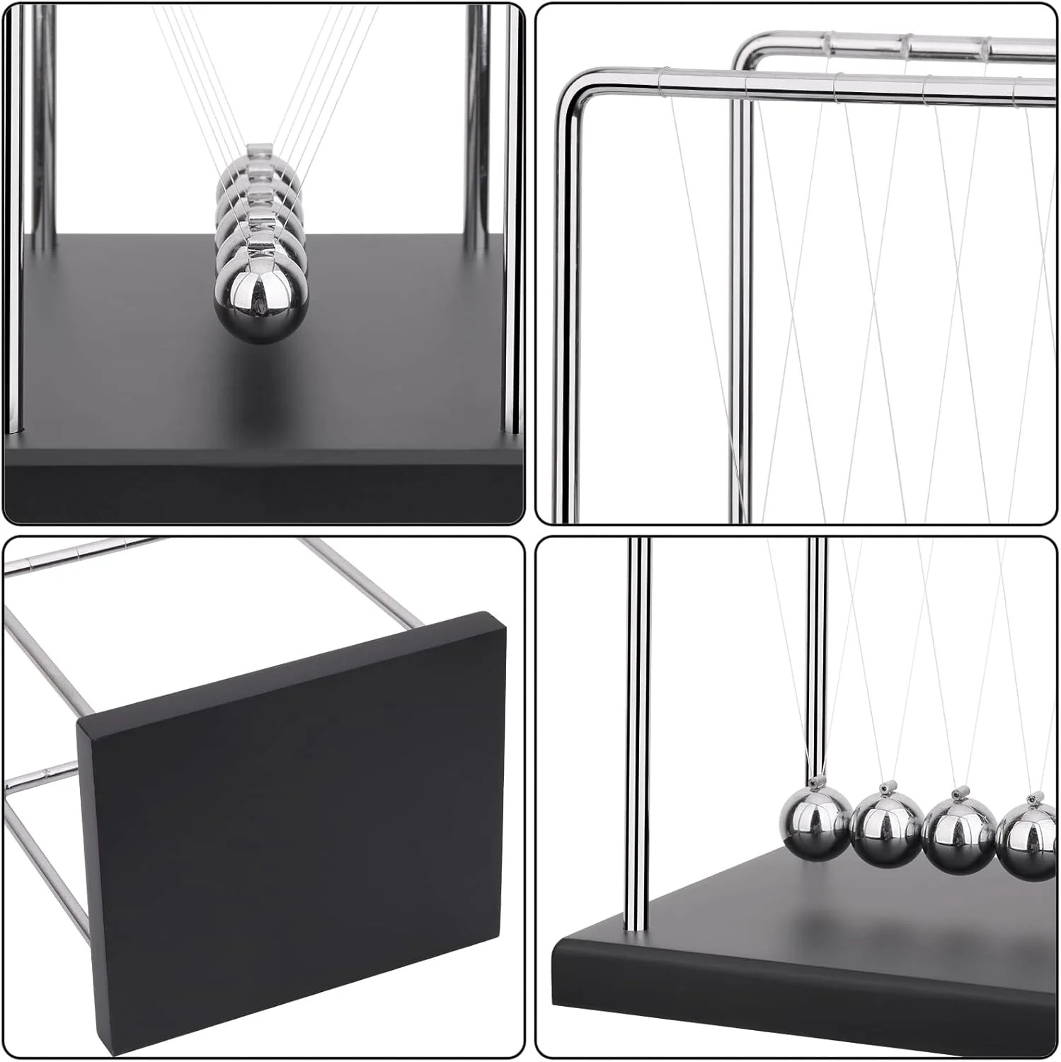 QLKUNLA Newtons Cradle Balance Balls Science Physics Gadget Desktop Decoration K