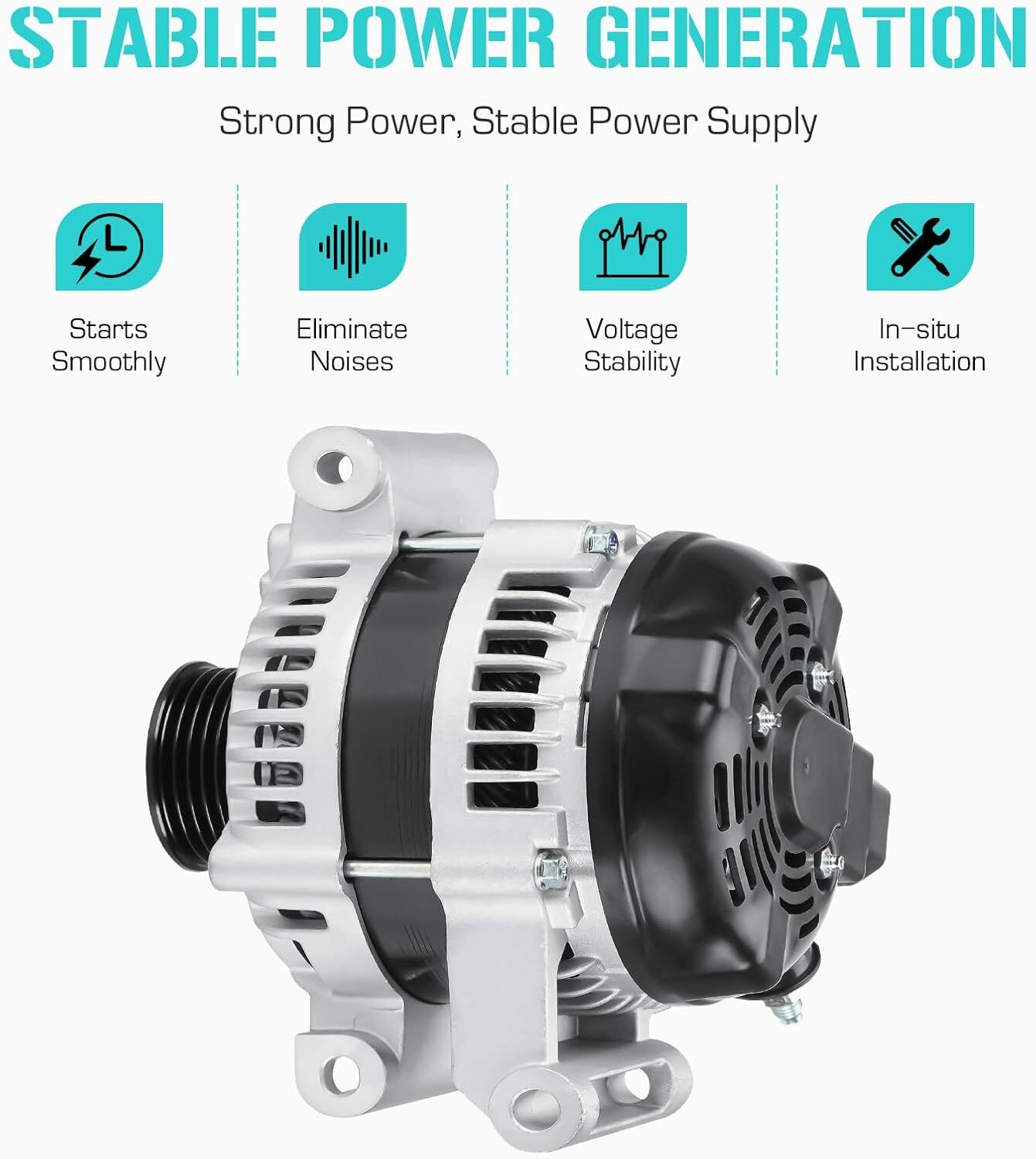 Alternator fit for Cobalt 2.2L 2.4L 2006 2007,fit for Hhr 2.2L 2.4L 2006