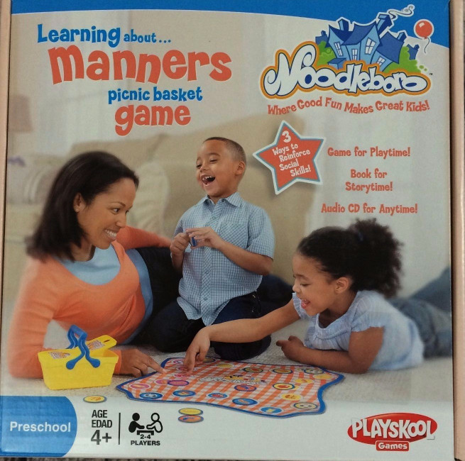 Learning Manners Picnic Basket Game Playskool Noodleboro Educational Preschool