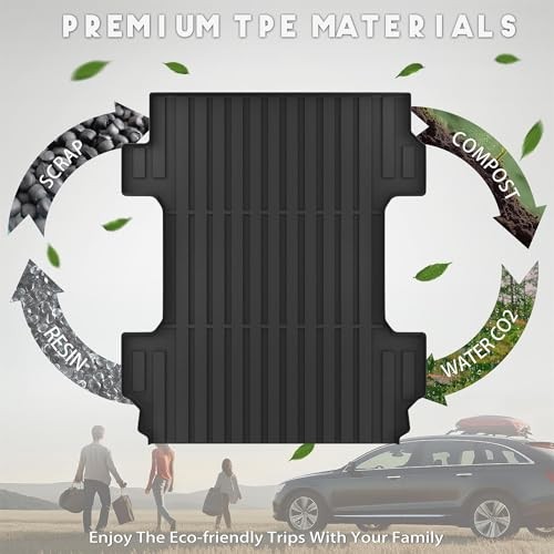 20-26 Chevy Silverado GMC Sierra 2500 3500HD Cargo Mat 6.8FT Bed Liner 82″ Black