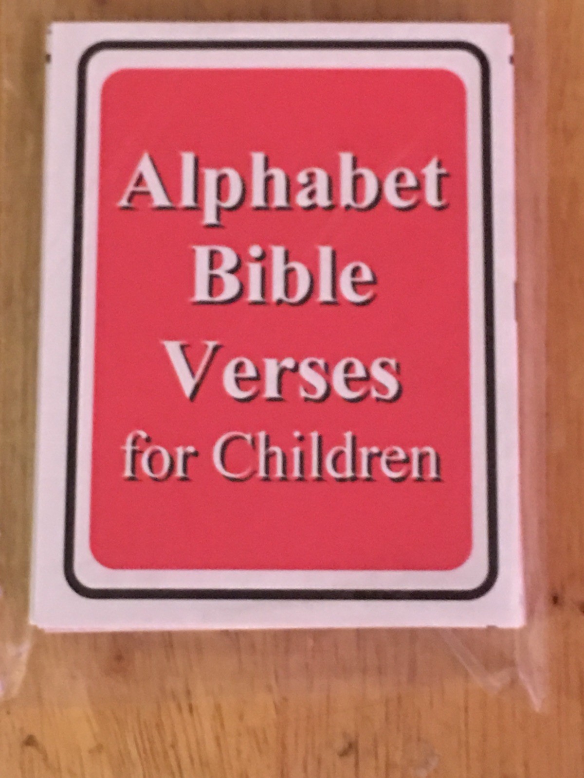 Alphabet Bible Verses For Children – Mini Student Deck 3.25 x4.25