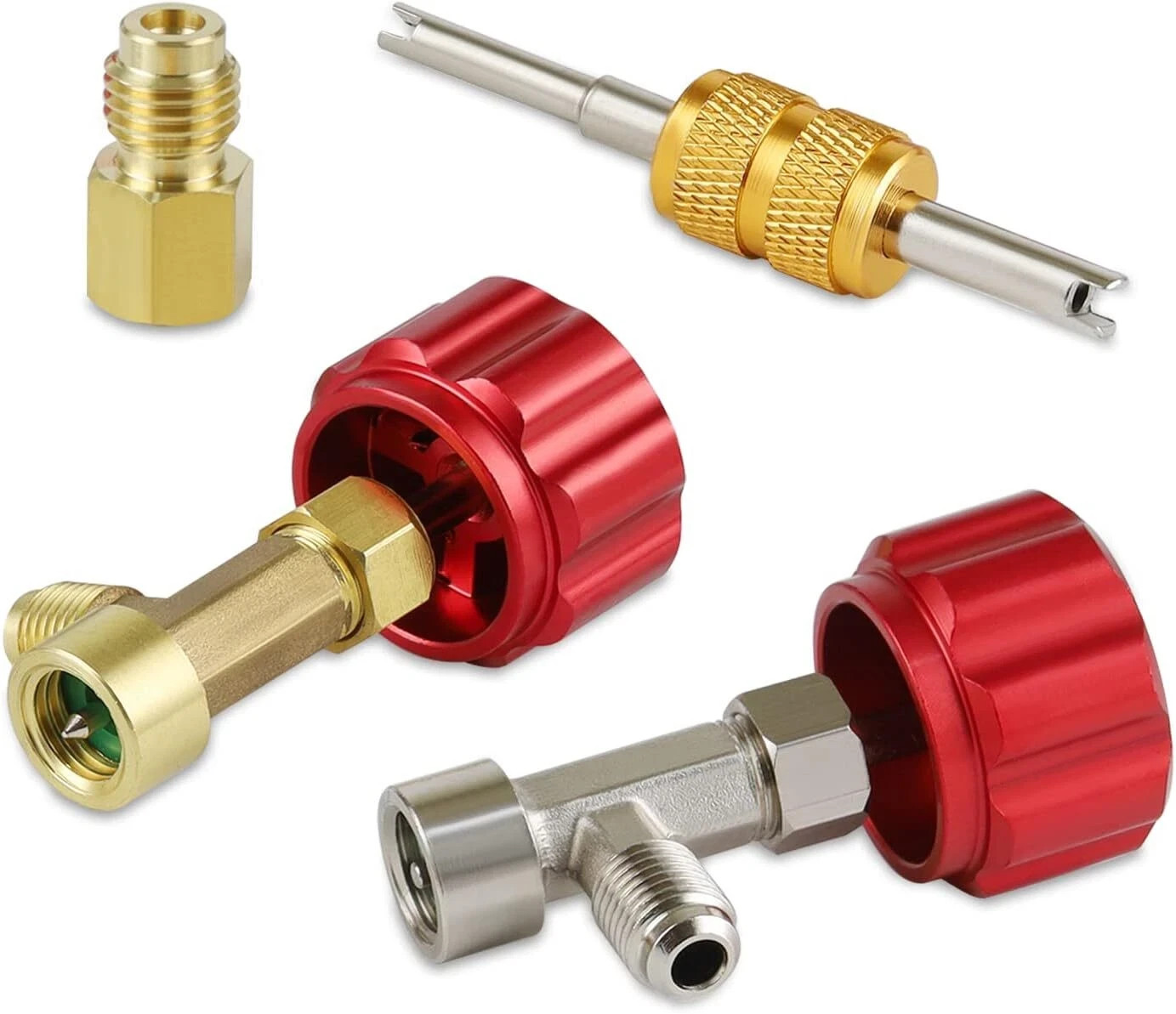 Lichamp R134a Can Tap, Automotive R 134a Self Sealing Can Tap and Puncture AC