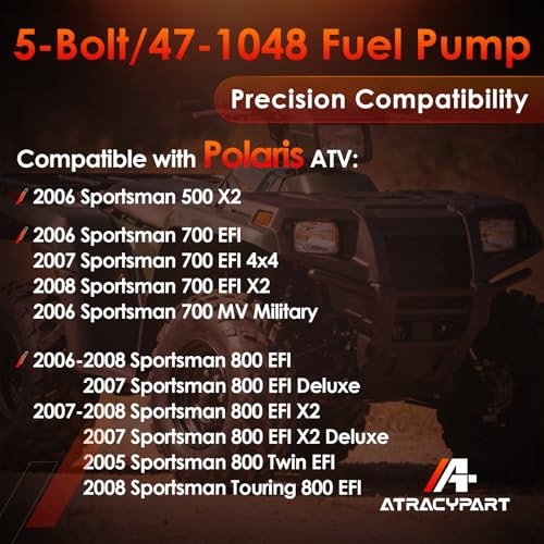 5 Bolt Fuel Pump Assembly Polaris Sportsman 500 700 800