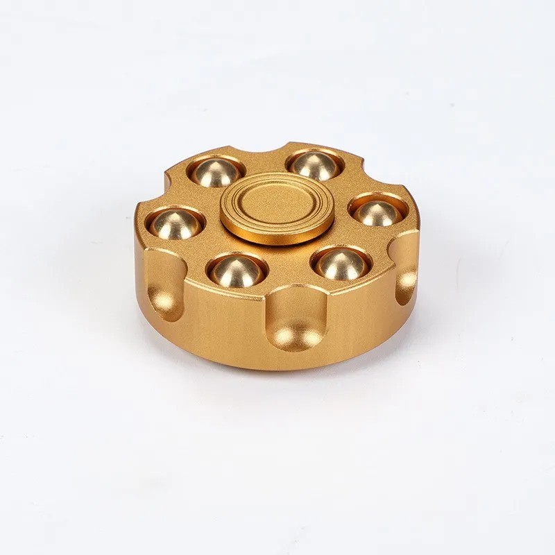 Metal EDC Fidget Spinner Alloy Hand Roller Stress Relief Decompression Toy.