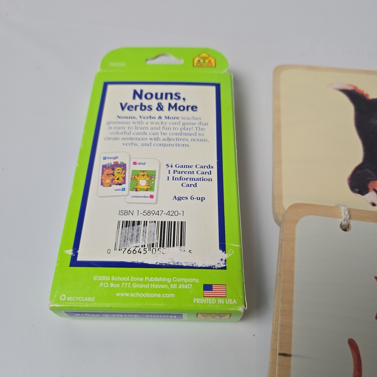 Set Of 2 Educational Flash Cards