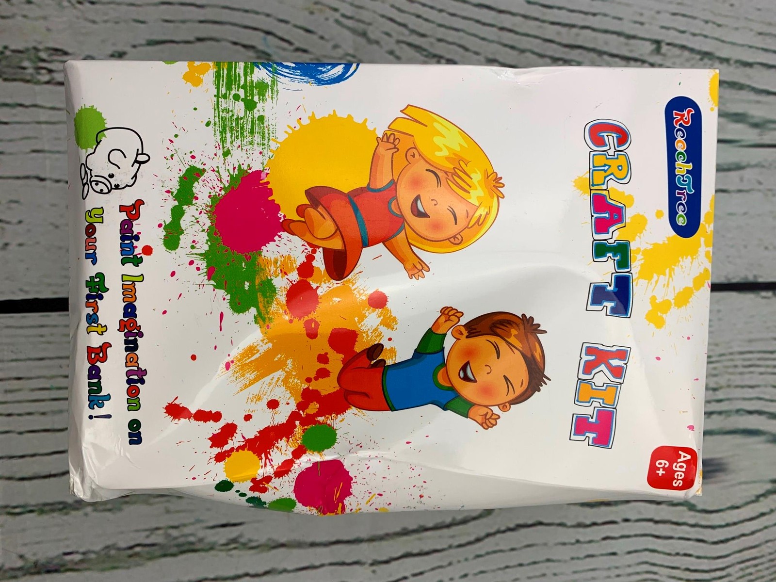 DIY Painting Santa Piggy Bank Kids Kit Paint Money Box Christmas Gift Present