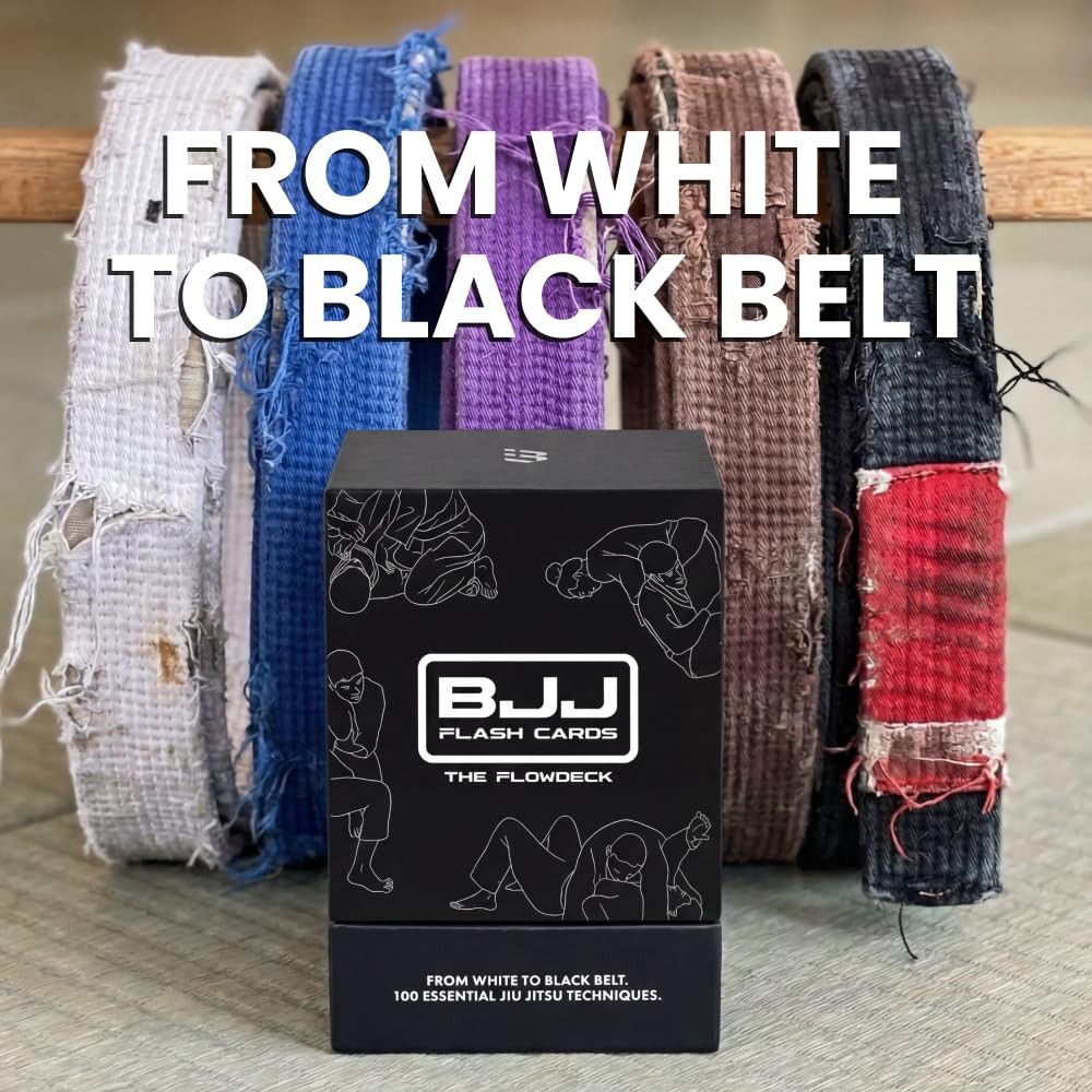 BJJ Flashcards – Jiu Jitsu Training 100 Cards Set | Step-by-Step Techniques, …