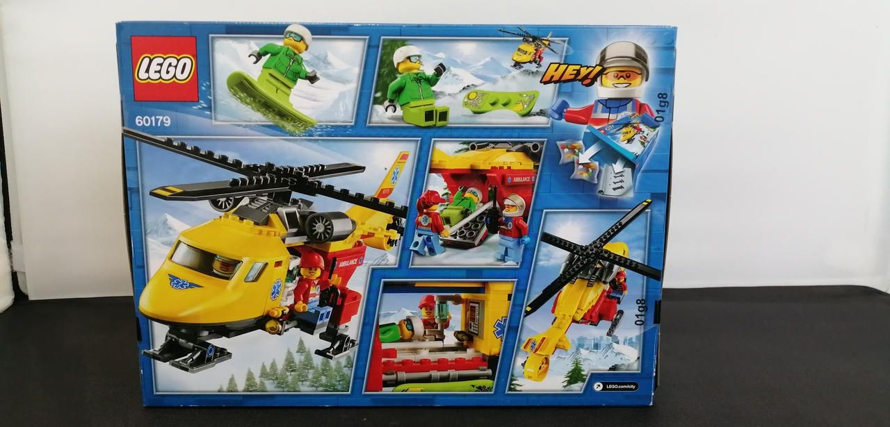 LEGO CITY Emergency Helicopter 60179 Used