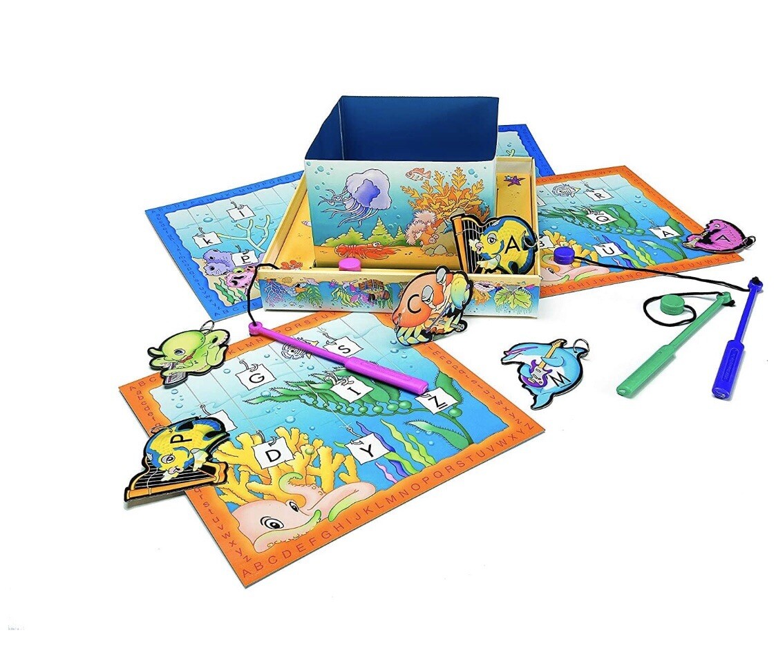 Discovery Toys ( ABC ) AB Seas Alphabet Fishing Game Educational