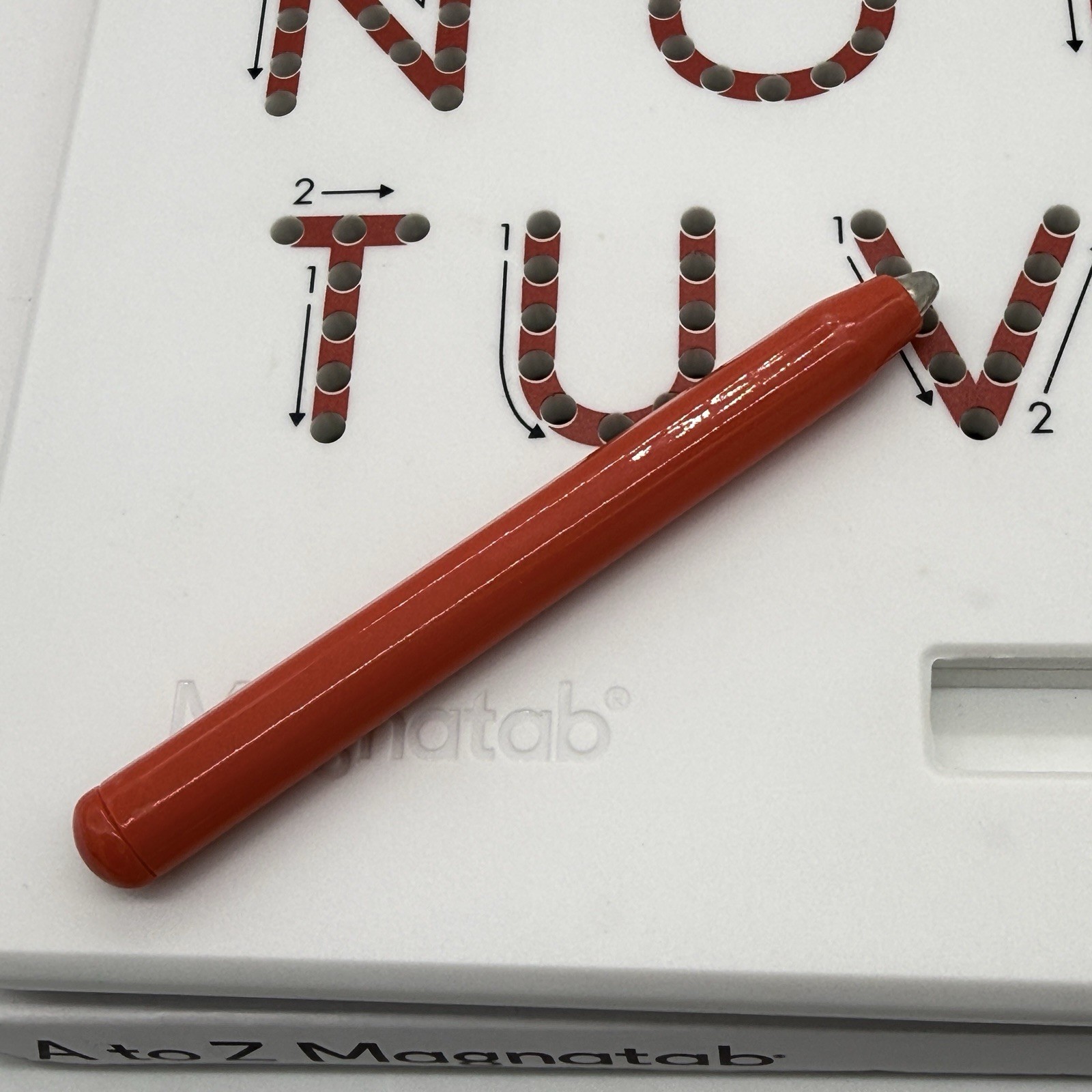 Kid O Magnatab Alphabet Letter Tracing Magnetic Pen Learning Toy Lot of 2 EUC