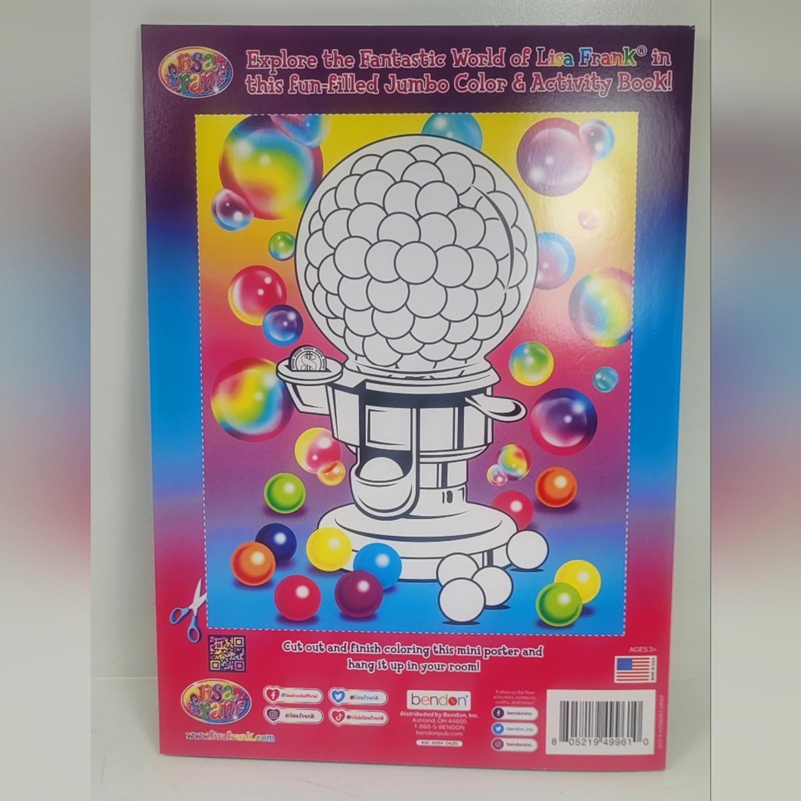 Lisa Frank Jumbo Color & Activity Book