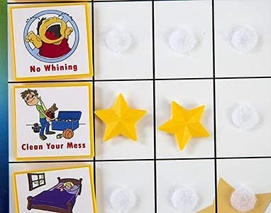Kenson Kids Reward Chart with 3D Stars for Positive Behavior and Chores