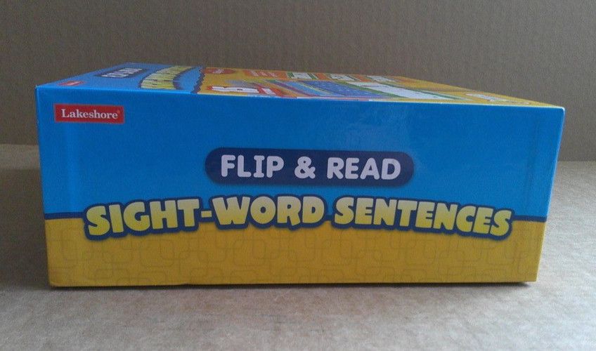 Lakeshore Flip & Read Sight-Word Sentences Set #HH706 Educational Reading Kit