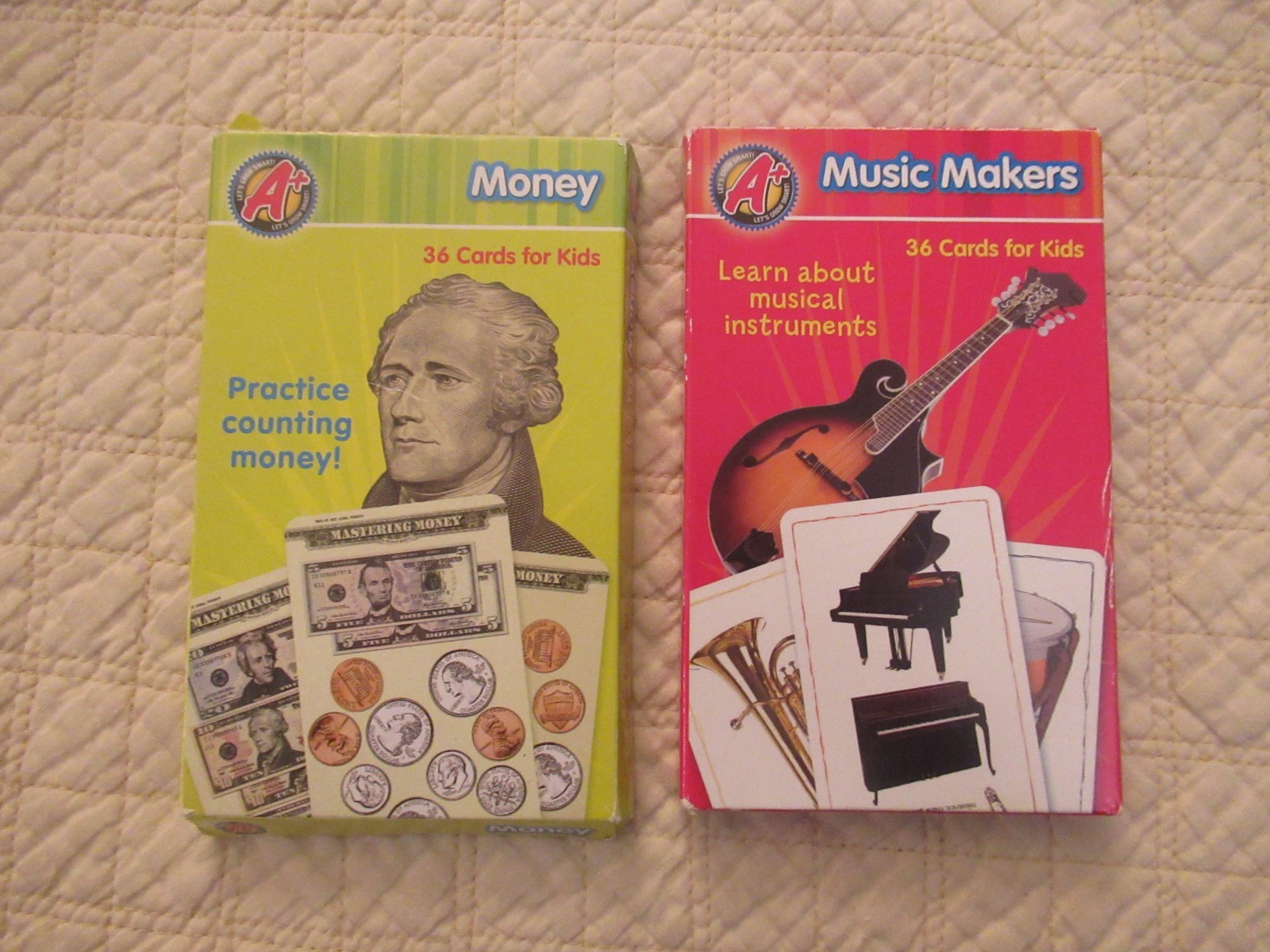 A+ Let’s Grow Smart! Money & Music Makers Flash Cards for Kids (2011)
