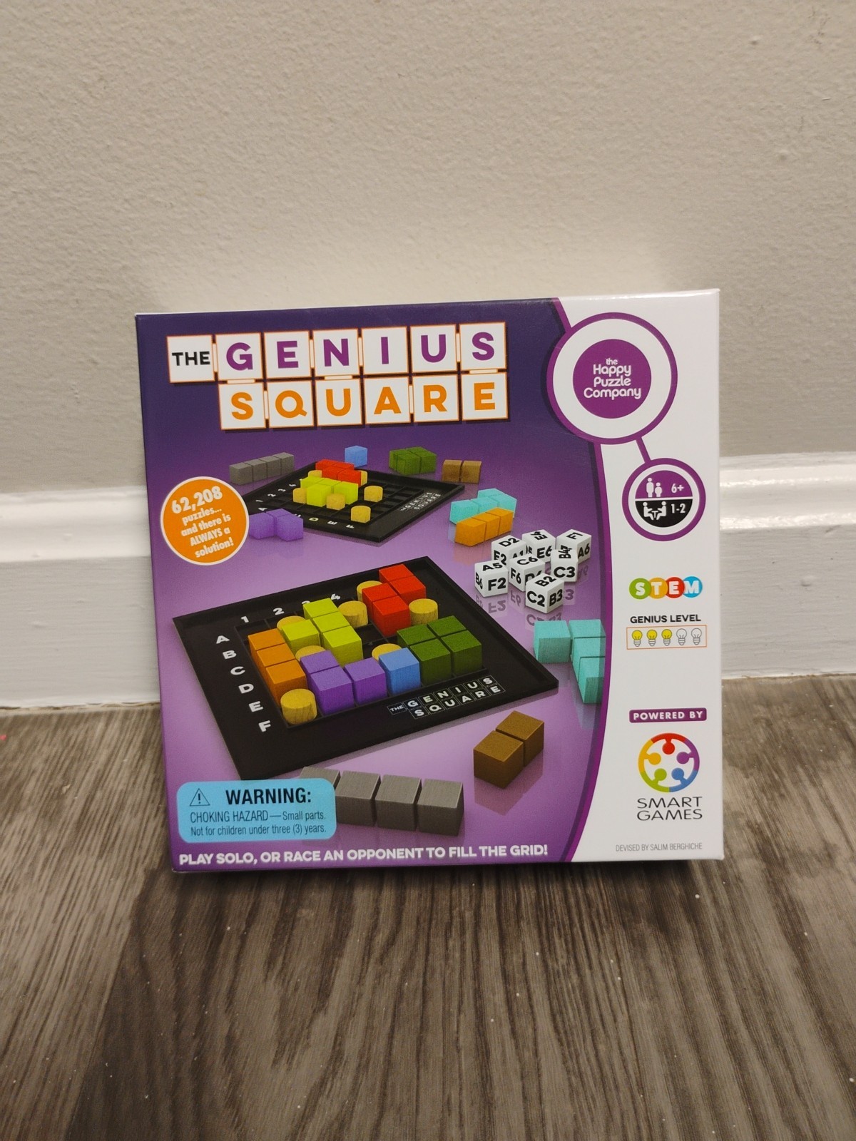The Genius Square – STEM Puzzle Game! Game of the Year Nominee! 62208 Solutions