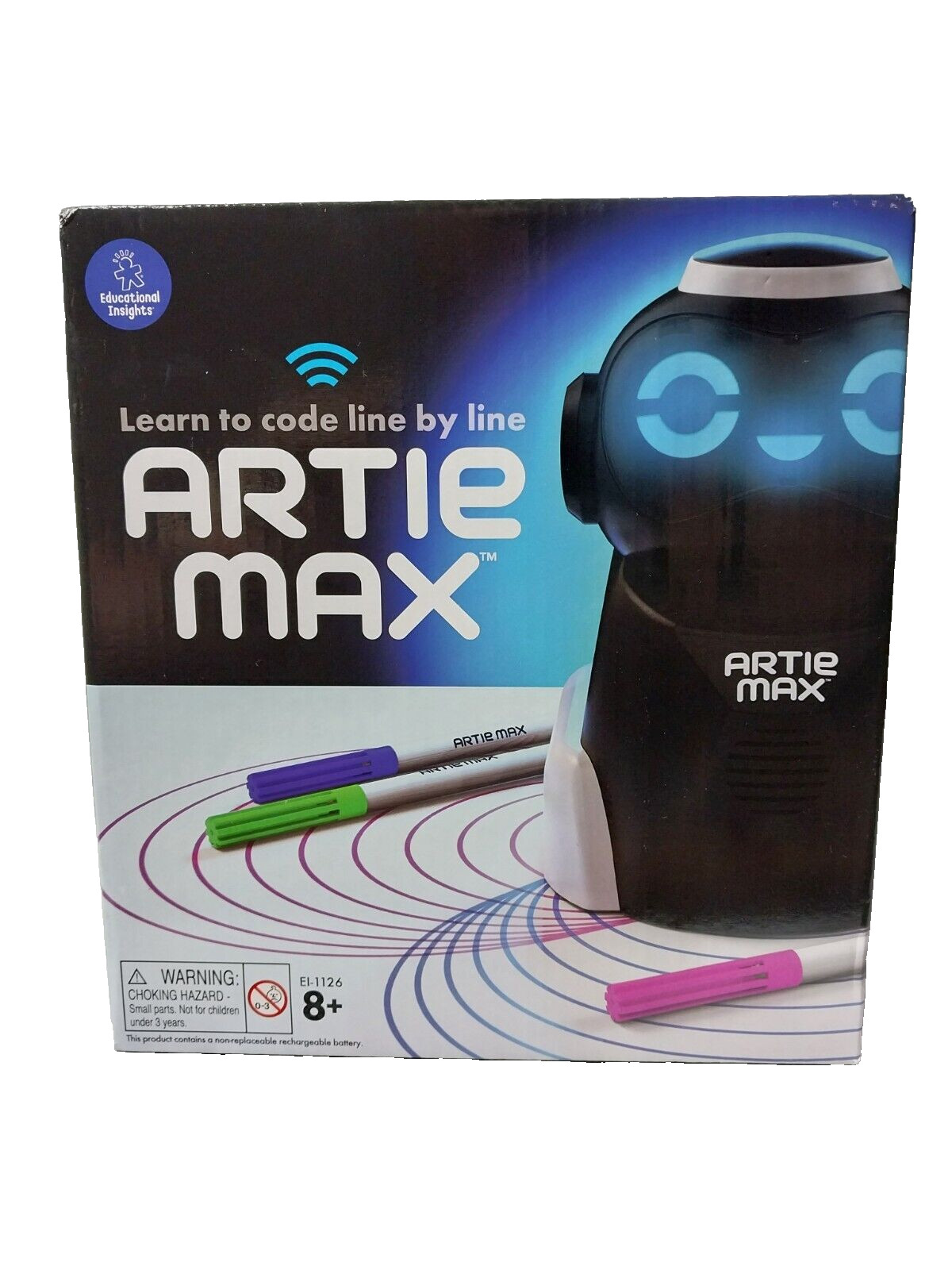 New! Educational Insights Artie Max The Wi-Fi Robot That Teaches Coding SEALED