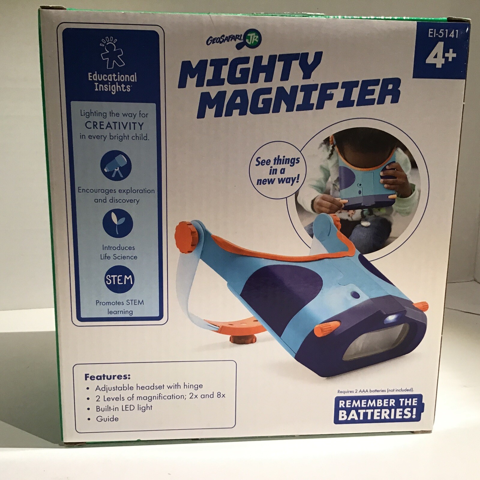 Educational Insights GeoSafari Jr. Mighty Magnifier Multicolor (5141) STEM